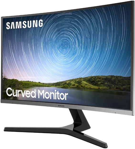 Photo 1 of SAMSUNG 27-Inch CR50 Frameless Curved Gaming Monitor (LC27R500FHNXZA) – 60Hz Refresh, Computer Monitor, 1920 x 1080p Resolution, 4ms Response, FreeSync, HDMI,Black
