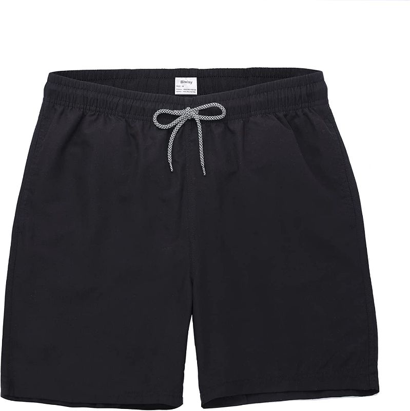 Photo 1 of Biwisy Mens Swim Trunks Quick Dry Beach Shorts Mesh Lining Swimwear Bathing Suits with Pockets
size medium 