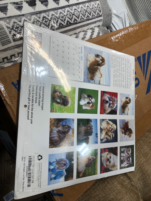 Photo 2 of 2022 hangable shih tzu calender