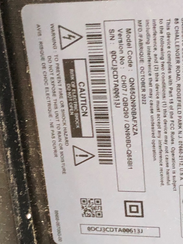 Photo 7 of *SEE COMMENT*- SAMSUNG 65-Inch Class Neo QLED 4K QN90B Series Mini LED Quantum HDR 32x, Dolby Atmos, Object Tracking Sound+, Anti-Glare, Ultra Viewing Angle, Smart TV with Alexa Built-In (QN65QN90BAFXZA, 2022 Model)
