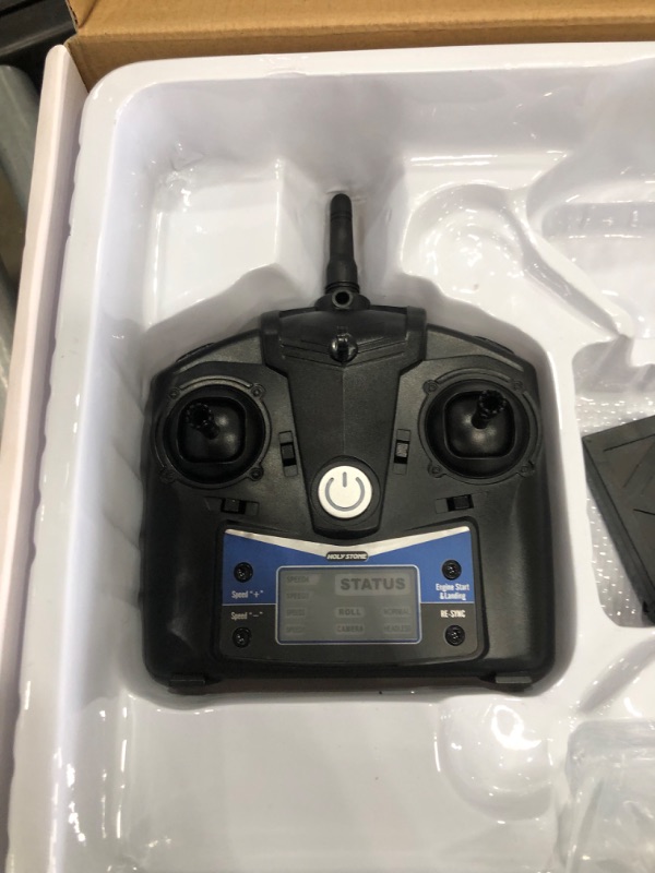 Photo 5 of ***PARTS ONLY*** Holy Stone HS110D FPV RC Drone with 1080P HD Camera Live Video 120°Wide-Angle WiFi Quadcopter with Gravity Sensor, Voice Control, Gesture Control, Altitude Hold, Headless Mode, 3D Flip RTF 2 Batteries
