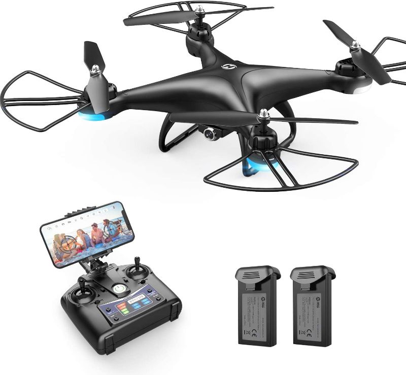 Photo 1 of ***PARTS ONLY*** Holy Stone HS110D FPV RC Drone with 1080P HD Camera Live Video 120°Wide-Angle WiFi Quadcopter with Gravity Sensor, Voice Control, Gesture Control, Altitude Hold, Headless Mode, 3D Flip RTF 2 Batteries
