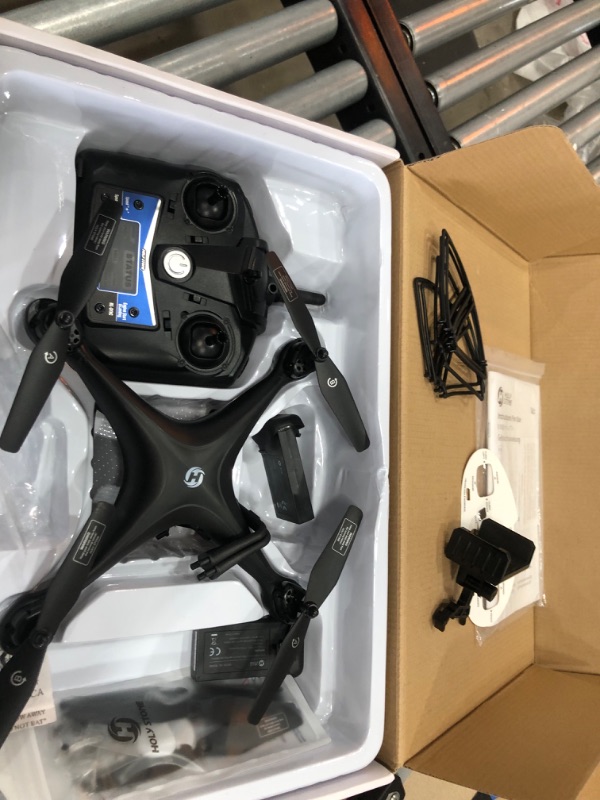 Photo 2 of ***PARTS ONLY*** Holy Stone HS110D FPV RC Drone with 1080P HD Camera Live Video 120°Wide-Angle WiFi Quadcopter with Gravity Sensor, Voice Control, Gesture Control, Altitude Hold, Headless Mode, 3D Flip RTF 2 Batteries
