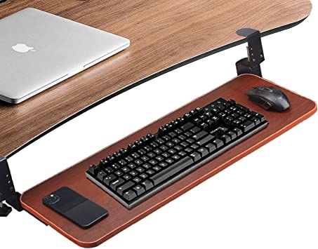 Photo 1 of ELEpure Keyboard Tray and Mouse Large Retractable Adjustable Height Clamp On Under Desk Pull Out,C-clamp Mount,Slider Platform with Soft Supportive Pad Drawer Stand for Computer for Home or Office

29.5x9.5x0.5in