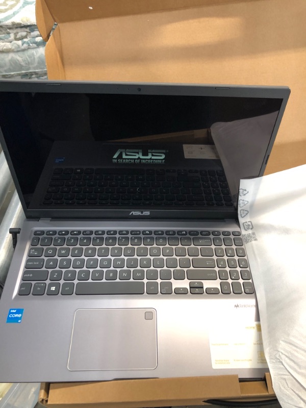 Photo 1 of Asus VivoBook R565EA-UH31T 15.6" Touch 4GB 128GB SSD Core i3-1115G4 4.1GHz Win10S, Slate Gray