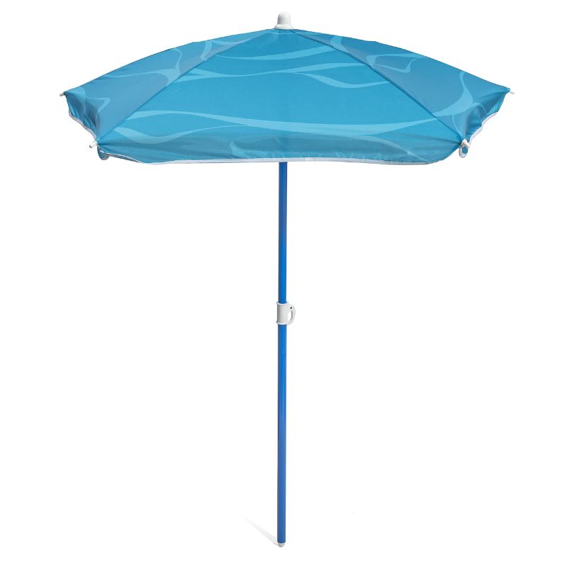 Photo 1 of **MISSING BOTTOM CAP **STEP2 42 INCH BLUE WAVE UMBRELLA