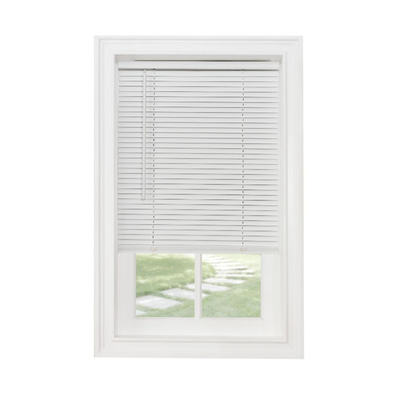 Photo 1 of ACHIM CORDLESS GII MORNINGSTAR 1" MINI BLIND 23X64 - PEARL WHITE