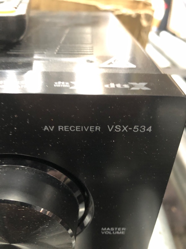 Photo 6 of ***PARTS ONLY*** Pioneer VSX-534 Home Audio Smart AV Receiver 5.2-Ch HDR10, Dolby Vision, Atmos and Virtual Enabled with 4K and Bluetooth
