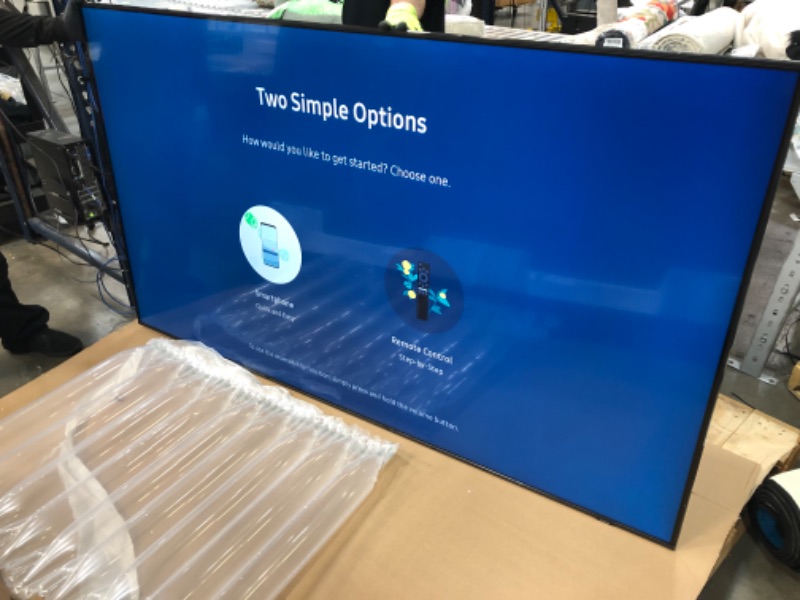 Photo 2 of SAMSUNG 85-Inch Class Crystal 4K UHD AU8000 Series HDR, 3 HDMI Ports, Motion Xcelerator, Tap View, PC on TV, Q Symphony, Smart TV with Alexa Built-In (UN85AU8000FXZA, 2021 Model)
