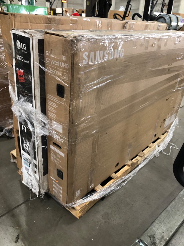 Photo 2 of PALLET OF DAMAGED TVS, NO REFUND OR RETURNS 