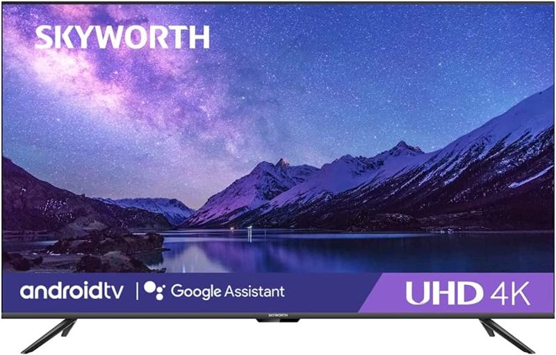 Photo 1 of Skyworth S6G Pro 50-inch 4K UHD LCD Smart TV, Android TV with Google Assistant and Chromecast Built-in, Alex Compatibility
