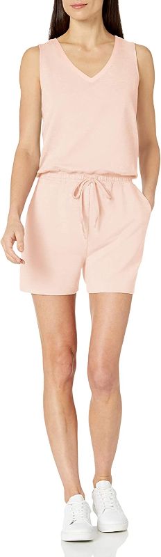 Photo 1 of Amazon Essentials Women's Studio Terry Fleece Romper
XL 