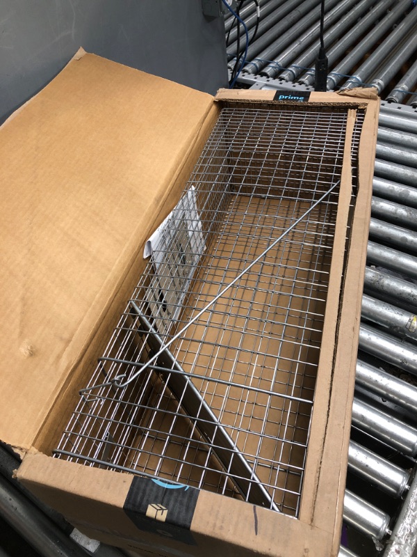 Photo 2 of Havahart 1079SR Large 1-Door Humane Catch and Release Live Animal Trap for Raccoons, Cats, Bobcats, Beavers, Small Dogs, Groundhogs, Opossums, Foxes, Armadillos, and Similar-Sized Animals