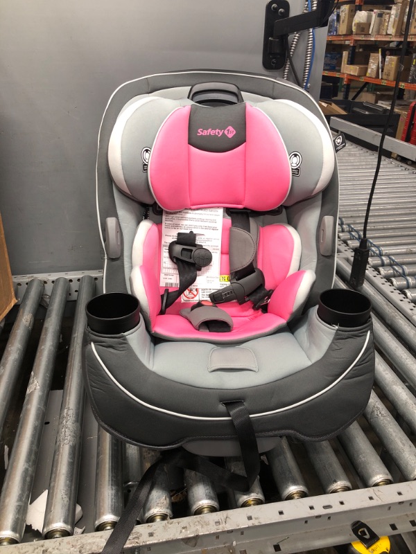 Photo 2 of Safety 1st Grow and Go All-in-One Convertible Car Seat, Rear-facing 5-40 pounds, Forward-facing 22-65 pounds, and Belt-positioning booster 40-100 pounds, Carbon Rose