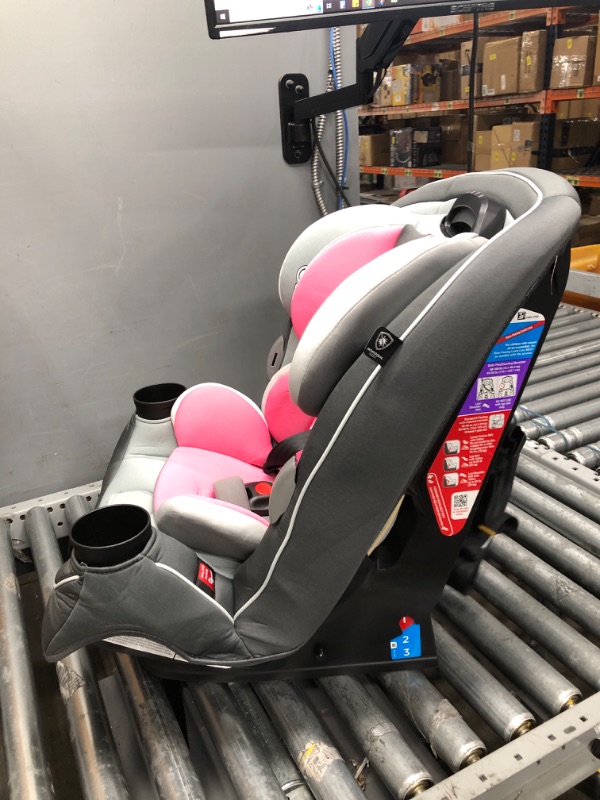 Photo 3 of Safety 1st Grow and Go All-in-One Convertible Car Seat, Rear-facing 5-40 pounds, Forward-facing 22-65 pounds, and Belt-positioning booster 40-100 pounds, Carbon Rose