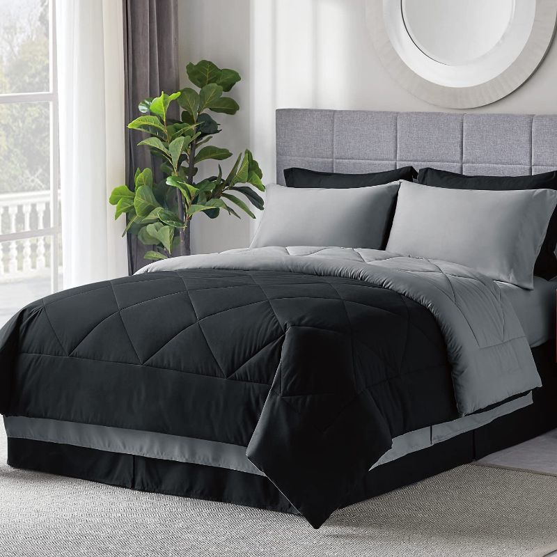 Photo 1 of BEDSURE Black Comforter Queen