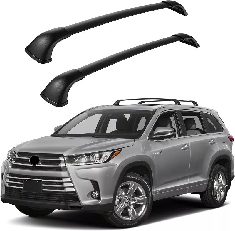 Photo 1 of Car Roof Rack Crossbars, for Toyota Highlander 2014-2019 XLE & Limited SE Models, Automotive Exterior Accessories, Cargo Carrier For Top Of Vehicle, Aluminum Cargo Carrier Crossbars Luggage Kayak Bike
