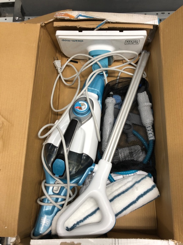 Photo 2 of BLACK+DECKER B+D HSMC1321 2in1 STEAM MOP and Portable Steamer 5-in-1 Steam Mop