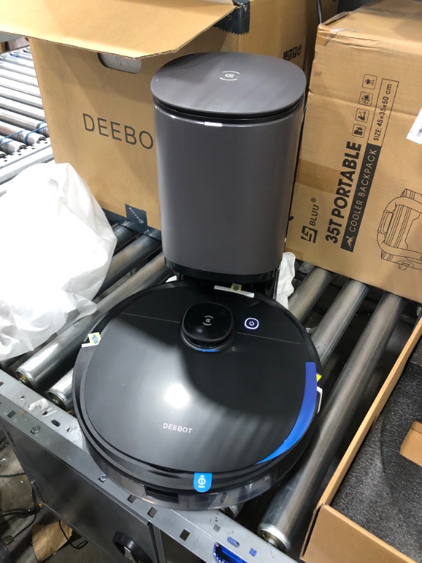 Photo 2 of ECOVACS Deebot N8 Pro+ Robot Vacuum and Mop Cleaner, with Self Empty Station, 2600Pa Suction, Laser Based LiDAR Navigation, Carpet Detection, Multi Floor Mapping, Personalized Cleaning