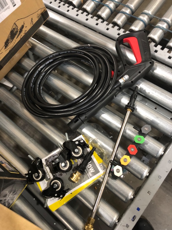 Photo 1 of Chemical Guys EQP408 ProFlow Performance Electric Pressure Washer PM2000, 14.5-Amp Motor 2030 Max PSI, 1.77 GPM, Includes 5 Full Range QC Tips, Cleans Cars, Patios, Driveways, Homes and More , Gray
