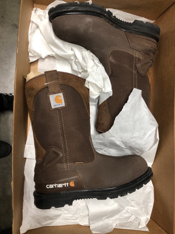 Photo 2 of Carhartt Men's 11-Inch Waterproof Safety Toe Wellington
size 11.