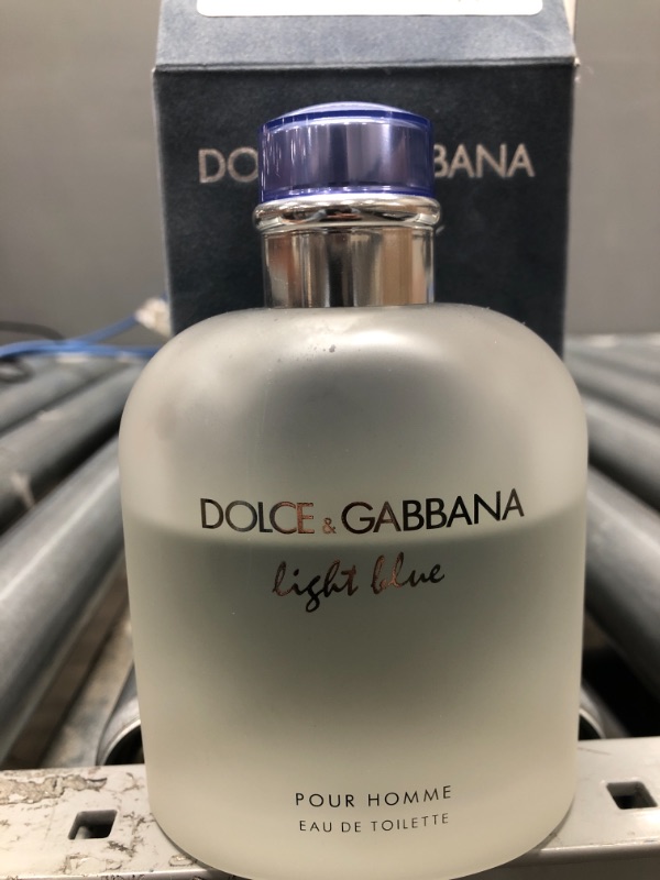 Photo 2 of **USED**
Dolce & Gabbana Light Blue Eau de Toilette Spray for Men, 6.7 Fl Oz