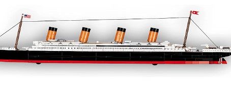 Photo 1 of COBI Historical Collection R.M.S. Titanic Including 720 Bricks to 1:450 Scale - Easy to Follow, Illustration Based Instructions- Faithful Reproduction of The Famous Maritime Disaster Ship
