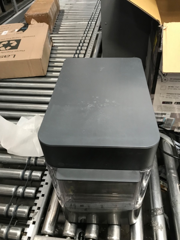 Photo 5 of GE Profile Opal 2.0 | Countertop Nugget Ice Maker with Side Tank | Ice Machine with WiFi Connectivity | Smart Home Kitchen Essentials | Stainless Steel
