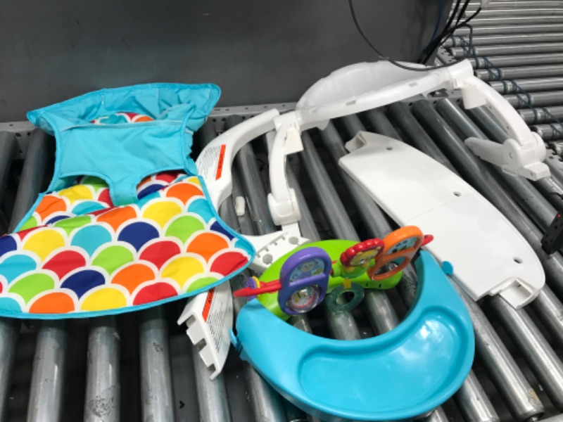 Photo 1 of Fisher-Price Deluxe Sit-Me-Up Floor Seat with Toy-Tray Happy Hills
