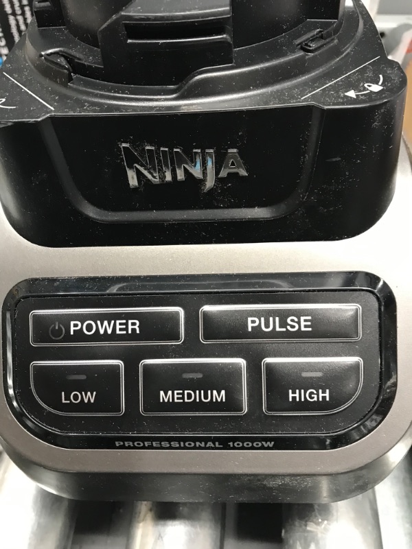 Photo 2 of Ninja BL610 Professional 72 Oz Countertop Blender with 1000-Watt Base and Total Crushing Technology for Smoothies, Ice and Frozen Fruit, Black, 9.5 in L x 7.5 in W x 17 in H
