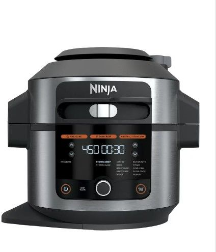 Photo 1 of Ninja OL501 Foodi 14-in-1 Pressure Cooker Steam Fryer with SmartLid - Silver/Black
