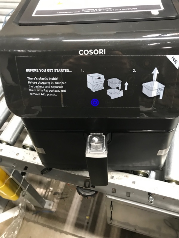 Photo 1 of COSORI Pro II Smart Air Fryer 5.8QT 12-in-1 cooker (Unlimited Online Recipes) , Stage Cooking, Customizable Presets, 3-Way Control, Works with Alexa & Google Assistant, Dishwasher-Safe Square Basket
