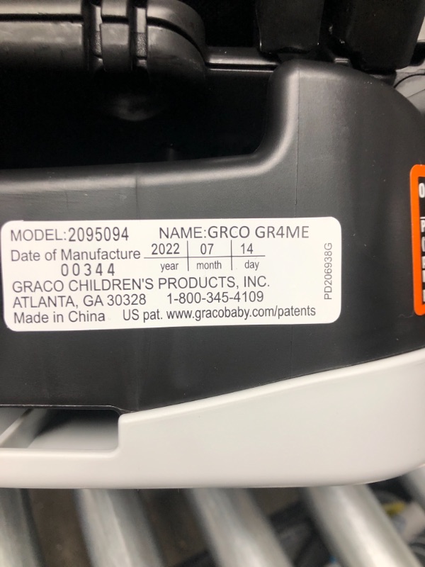 Photo 4 of Graco Grows4Me 4 in 1 Car Seat, Infant to Toddler Car Seat with 4 Modes, West Point