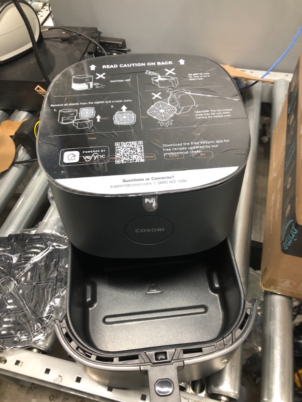 Photo 2 of ***TESTED WORKING*** COSORI Air Fryer, 5 QT, 9-in-1 Airfryer Compact Oilless Small Oven, Dishwasher-Safe, 450? freidora de aire, 30 Exclusive Recipes, Tempered Glass Display, Nonstick Basket, Quiet, Fit for 1-4 People