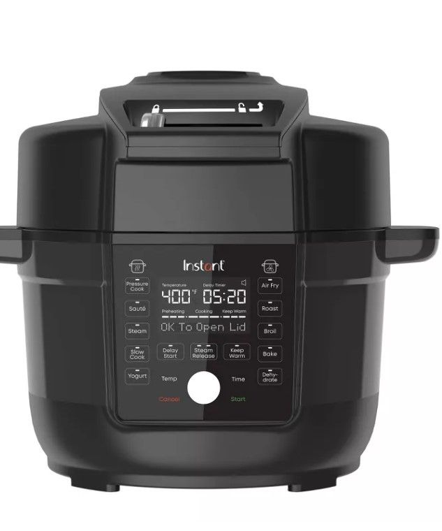 Photo 1 of Instant Pot 6.5 qt. Duo Crisp 13-in-1, Air Fryer, Pressure Cooker & Slow Cooker with One Ultimate Lid

