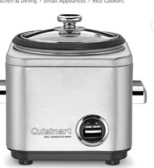 Photo 1 of Cuisinart CRC-400 4 Cup Rice Cooker, Stainless Steel Exterior
