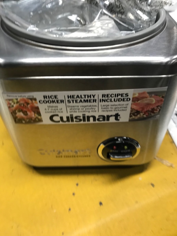 Photo 1 of Cuisinart CRC-400 4 Cup Rice Cooker, Stainless Steel Exterior
