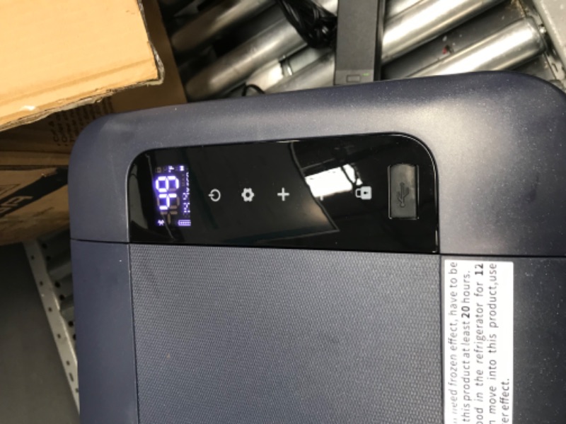 Photo 1 of BODEGA 12 Volt Car Refrigerator, 27 Quart (25L) Car Fridge Portable Freezer (-4?-68?), Electric Cooler for Vehicles, Truck, RV, Camping, Travel and Home Use -12/24V DC & 100V-240V AC, WIFI APP Control 27 Quart (Navy Blue)