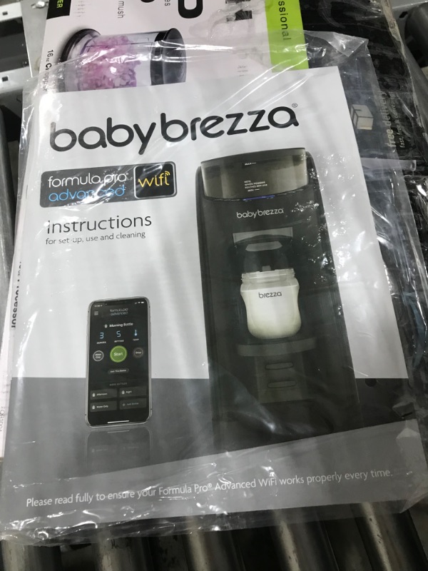 Photo 3 of Baby Brezza Formula Pro Advanced WiFi Formula Dispenser Machine - Automatically Mix a Warm Formula Bottle Instantly - Easily Make Bottle with Automatic Powder Blending.
