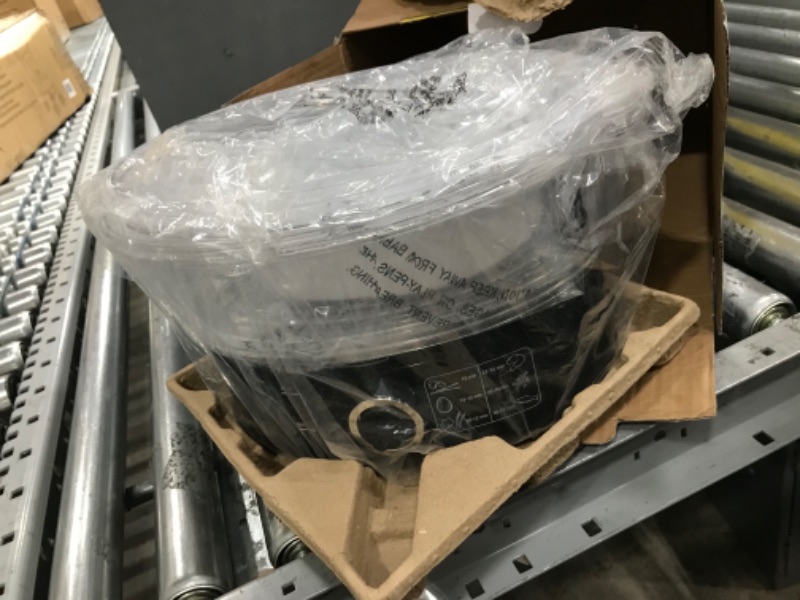 Photo 2 of BELLA Two Tier Food Steamer, Healthy, Fast Simultaneous Cooking, Stackable Baskets for Vegetables or Meats, Rice/Grains Tray, Auto Shutoff & Boil Dry Protection, 7.4 QT, Black
