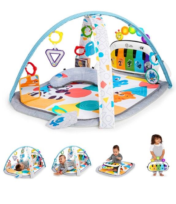 Photo 1 of Baby Einstein 4-in-1 Kickin' Tunes Music and Language Play Gym and Piano Tummy Time Activity Mat
