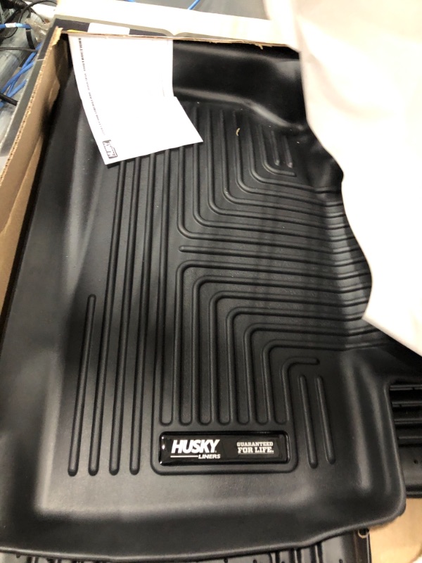 Photo 4 of Husky Liners Weatherbeater Series | Front & 2nd Seat Floor Liners - Black | 99321 | Fits 2020-2022 Ford Explorer w/Floor Console 4 Pcs