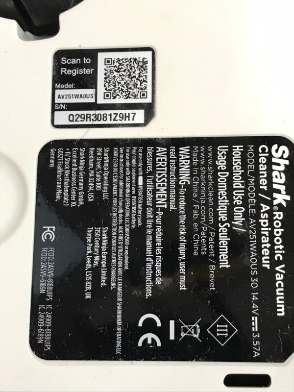 Photo 4 of *** TESTED*** Shark AV2511AE AI Robot Vacuum with XL Self-Empty Base, Bagless, 60-Day Capacity, LIDAR Navigation, Home Mapping, Silver & Black 60-Day Capacity + 2nd Generation