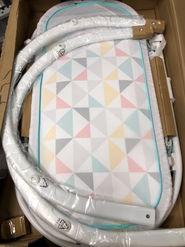 Photo 2 of Fisher-Price Soothing Motions Bassinet Windmill, Baby Cradle with sway Motion, Light Projection, Overhead Mobile, Vibrations and Music Windmill - Frustration Free Packaging