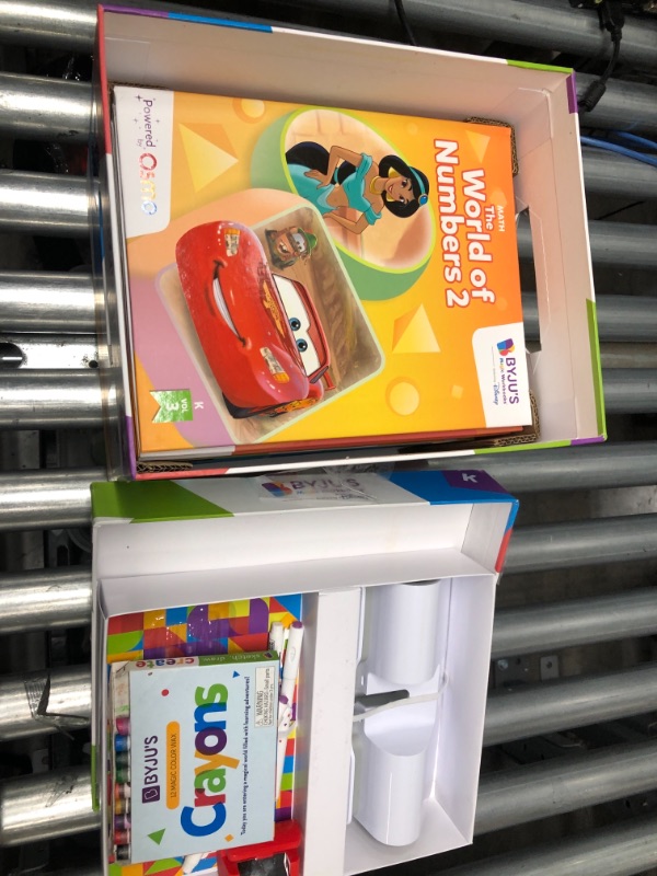 Photo 2 of BYJU’S Learning Kit: Disney, Kindergarten Premium Edition (App + 10 Workbooks) Ages 4-6 - Featuring Disney & Pixar Characters - Learn Letter Sounds, Sight Words & Numbers - Osmo iPad base included iPad Kindergarten