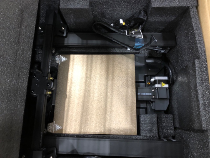 Photo 1 of Creality Ender-3 S1 Pro 3D Printer Ender-3 S1 Upgrade with 300°C High-Temperature Nozzles PEI Spring Steel Plate LED Light Sprite Direct Dual-Gear Extruder CR Touch Automatic Bed Leveling grey