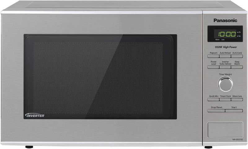 Photo 1 of ***PARTS ONLY*** Panasonic Microwave Oven NN-SD372S Stainless Steel Countertop/Built-In with Inverter Technology and Genius Sensor, 0.8 Cu. Ft, 950W
