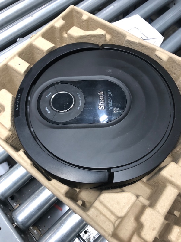 Photo 2 of **MISSING PARTS** Shark AI Robot Vacuum & Mop, Black/Silver (RV2001WD)
