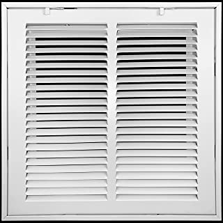 Photo 1 of 14"W x 14"H [Duct Opening Measurements] Steel Return Air Filter Grille (HD Series) Removable Door |