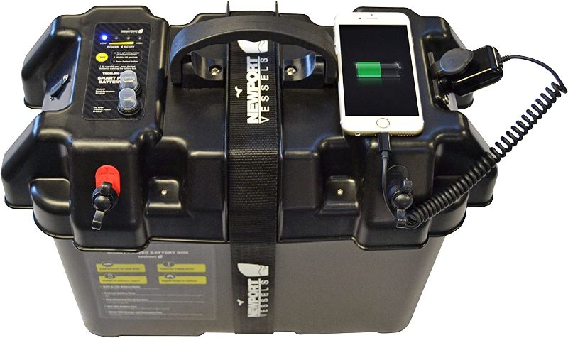 Photo 1 of Newport Vessels Trolling Motor Smart Battery Box Power Center with USB and DC Ports
